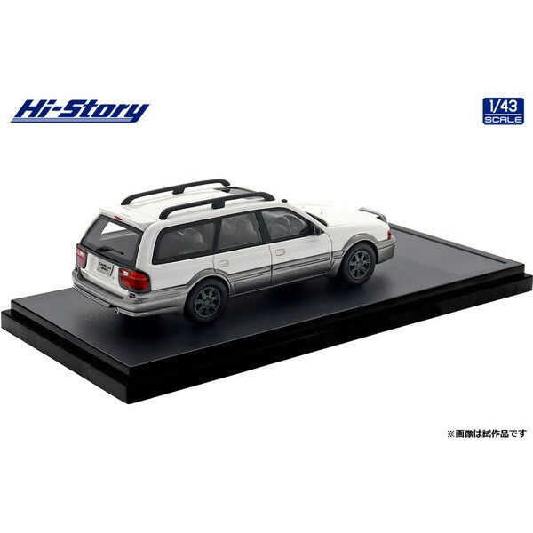 [ Back-order ] Hi-Story HS506WH 1:43 MAZDA CAPELLA WAGON FX 1994 Chastity White Silent Silver Metallic resin model car