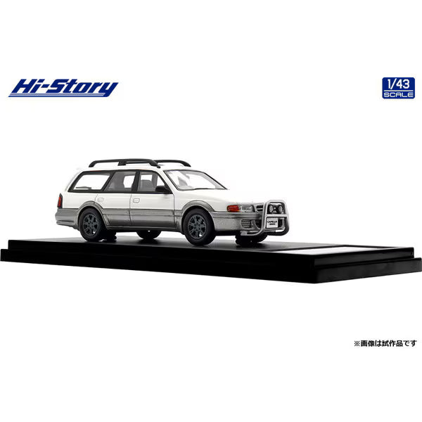 [ Back-order ] Hi-Story HS506WH 1:43 MAZDA CAPELLA WAGON FX 1994 Chastity White Silent Silver Metallic resin model car