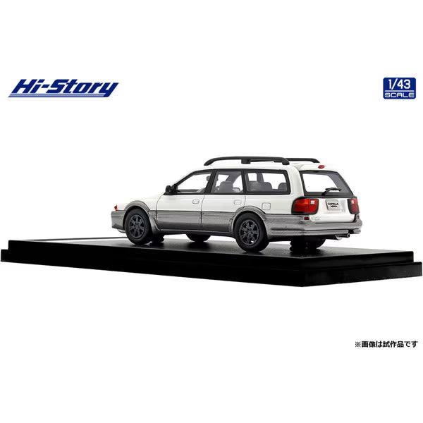 [ Back-order ] Hi-Story HS506WH 1:43 MAZDA CAPELLA WAGON FX 1994 Chastity White Silent Silver Metallic resin model car
