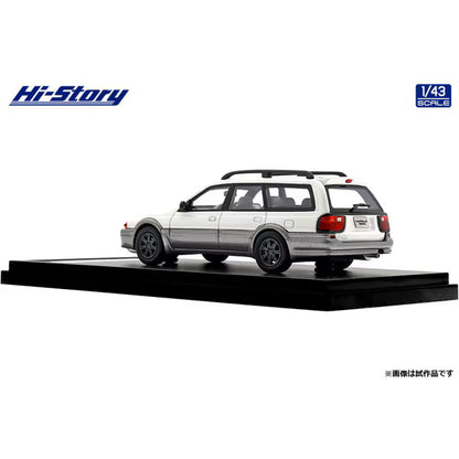 [ Back-order ] Hi-Story HS506WH 1:43 MAZDA CAPELLA WAGON FX 1994 Chastity White Silent Silver Metallic resin model car