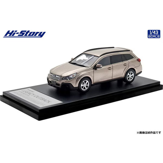 [ Back-order ] Hi-Story HS512BR 1:43 SUBARU LEGACY OUTBACK 2.5i EyeSight 2012 Burned Bronze Metallic resin model car