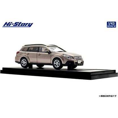 [ Back-order ] Hi-Story HS512BR 1:43 SUBARU LEGACY OUTBACK 2.5i EyeSight 2012 Burned Bronze Metallic resin model car