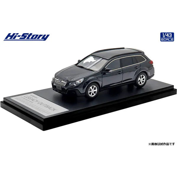 [ Back-order ] Hi-Story HS512GY 1:43 SUBARU LEGACY OUTBACK 2.5i EyeSight 2012 Dark Gray Metallic resin model car
