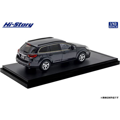 [ Back-order ] Hi-Story HS512GY 1:43 SUBARU LEGACY OUTBACK 2.5i EyeSight 2012 Dark Gray Metallic resin model car