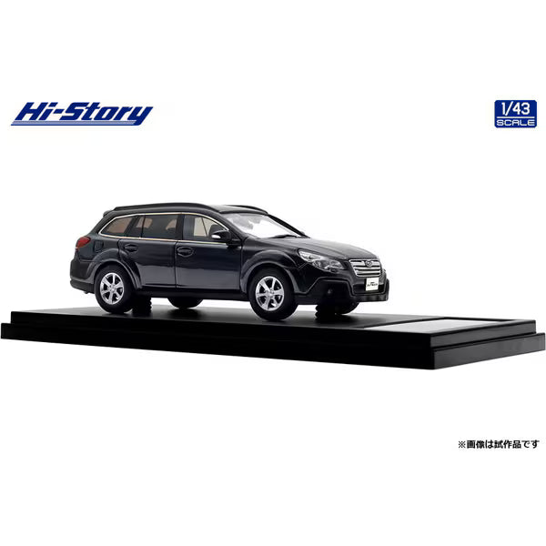 [ Back-order ] Hi-Story HS512GY 1:43 SUBARU LEGACY OUTBACK 2.5i EyeSight 2012 Dark Gray Metallic resin model car
