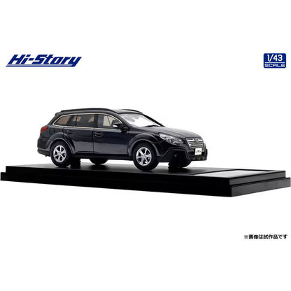 [ Back-order ] Hi-Story HS512GY 1:43 SUBARU LEGACY OUTBACK 2.5i EyeSight 2012 Dark Gray Metallic resin model car