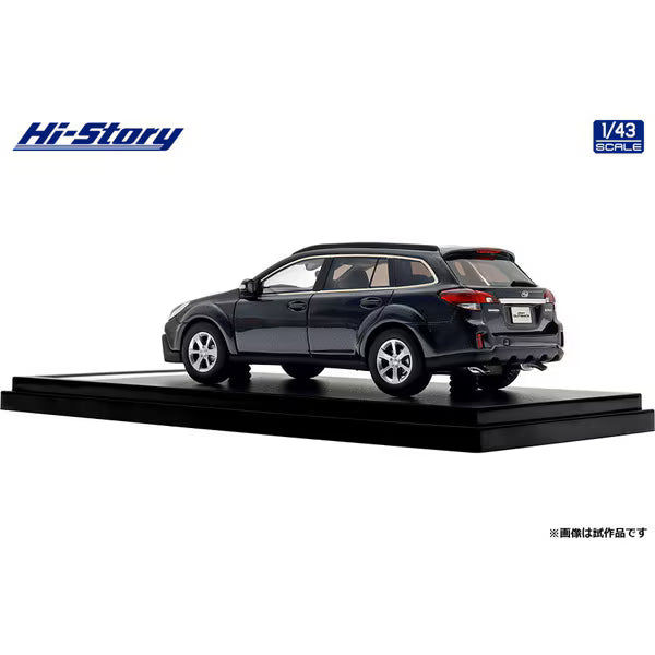 [ Back-order ] Hi-Story HS512GY 1:43 SUBARU LEGACY OUTBACK 2.5i EyeSight 2012 Dark Gray Metallic resin model car