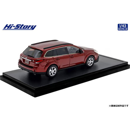 [ Back-order ] Hi-Story HS512RE 1:43 SUBARU SUBARU LEGACY OUTBACK 2.5i EyeSight 2012 Venetian Red Pearl resin model car