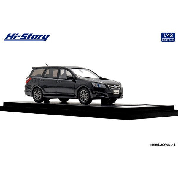 [ Back-order ] Hi-Story HS518BK 1:43 SUBARU EXIGA 2.0GT 2008 Optisian Black Pearl resin model car