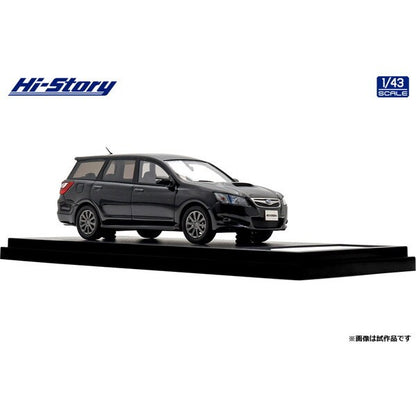 [ Back-order ] Hi-Story HS518BK 1:43 SUBARU EXIGA 2.0GT 2008 Optisian Black Pearl resin model car