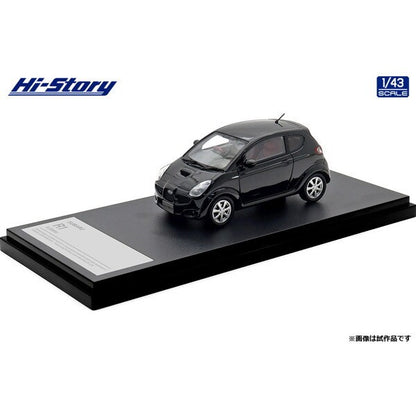 [ Back-order ] Hi-Story HS511BK 1:43 SUBARU R1 S 2005 Obsidian Black Pearl resin model car