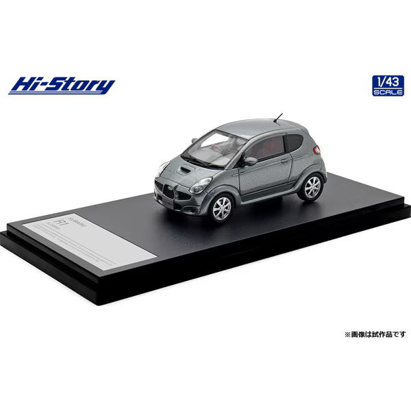 [ Back-order ] Hi-Story HS511GY 1:43 SUBARU R1 S 2005 Titanium Gray Metallic resin model car