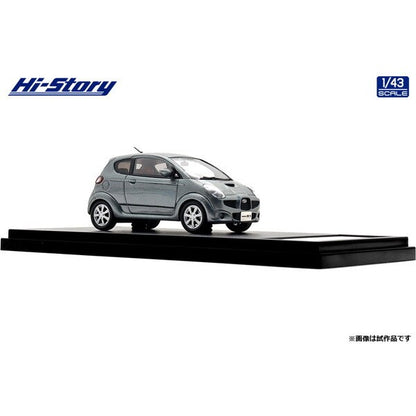 [ Back-order ] Hi-Story HS511GY 1:43 SUBARU R1 S 2005 Titanium Gray Metallic resin model car