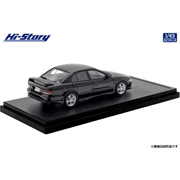 [ Back-order ] Hi-Story HS513BK 1:43 MITSUBISHI GALANT VR-4 1996 Pyrenees Black resin model car