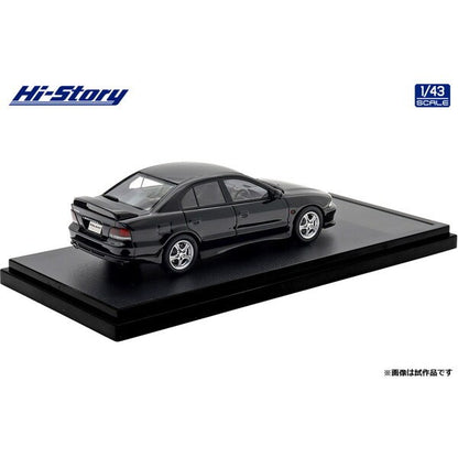 [ Back-order ] Hi-Story HS513BK 1:43 MITSUBISHI GALANT VR-4 1996 Pyrenees Black resin model car