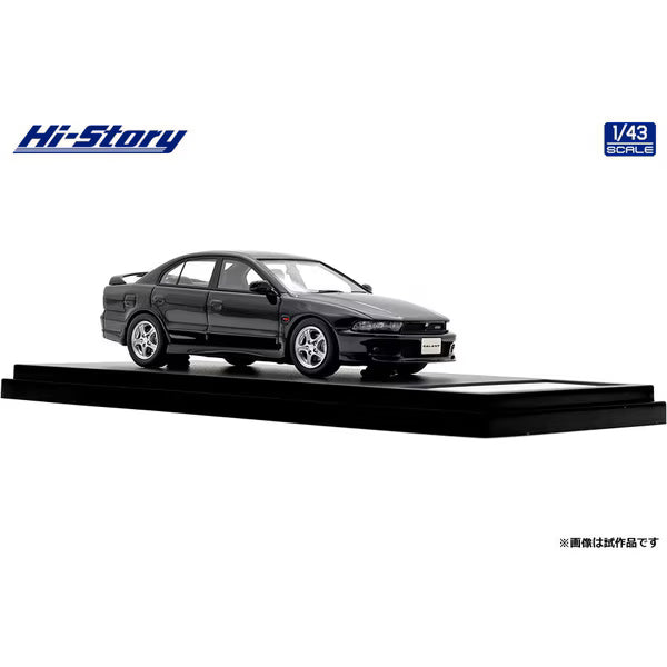 [ Back-order ] Hi-Story HS513BK 1:43 MITSUBISHI GALANT VR-4 1996 Pyrenees Black resin model car