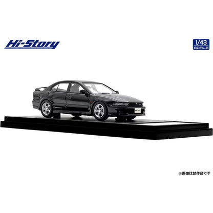 [ Back-order ] Hi-Story HS513BK 1:43 MITSUBISHI GALANT VR-4 1996 Pyrenees Black resin model car