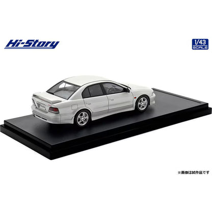 [ Back-order ] Hi-Story HS513WH 1:43 MITSUBISHI GALANT VR-4 1996 Galaxy White resin model car