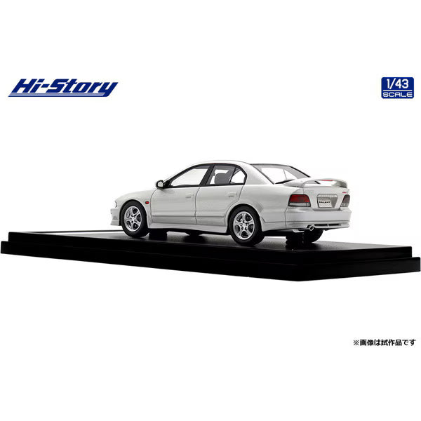 [ Back-order ] Hi-Story HS513WH 1:43 MITSUBISHI GALANT VR-4 1996 Galaxy White resin model car