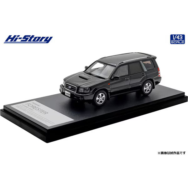 [ Back-order ] Hi-Story HS515BK 1:43 SUBARU FORESTER XT 2002 Black Topaz Mica resin model car