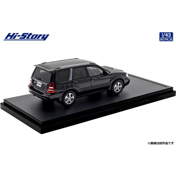 [ Back-order ] Hi-Story HS515BK 1:43 SUBARU FORESTER XT 2002 Black Topaz Mica resin model car