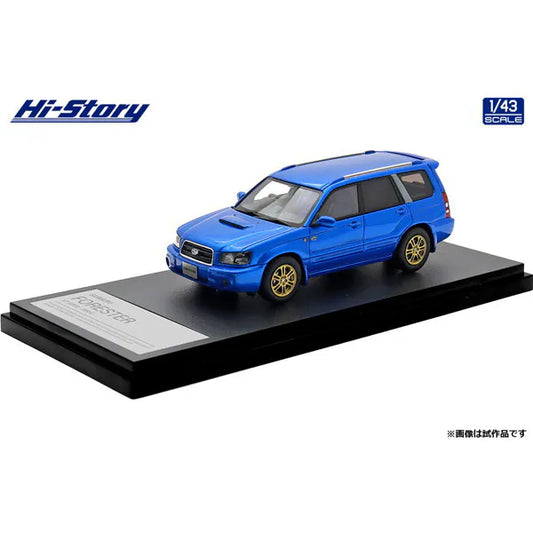 [ Back-order ] Hi-Story HS515BL 1:43 SUBARU FORESTER XT WR-Limited 2004 WR Blue Mica resin model car