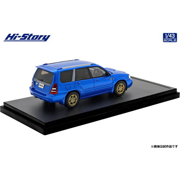 [ Back-order ] Hi-Story HS515BL 1:43 SUBARU FORESTER XT WR-Limited 2004 WR Blue Mica resin model car