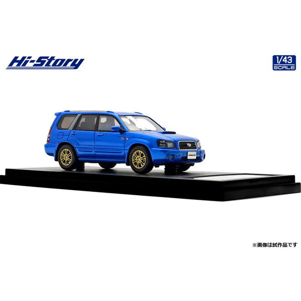 [ Back-order ] Hi-Story HS515BL 1:43 SUBARU FORESTER XT WR-Limited 2004 WR Blue Mica resin model car