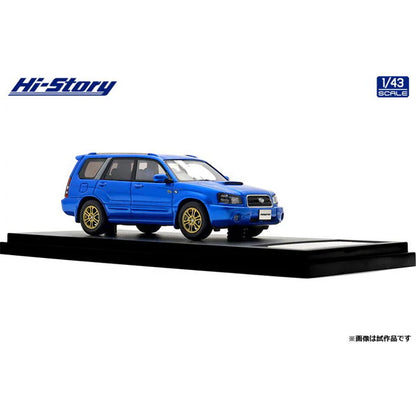 [ Back-order ] Hi-Story HS515BL 1:43 SUBARU FORESTER XT WR-Limited 2004 WR Blue Mica resin model car