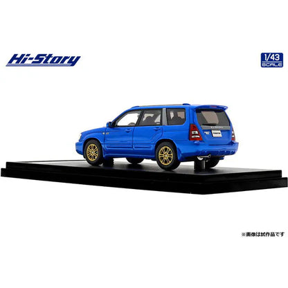 [ Back-order ] Hi-Story HS515BL 1:43 SUBARU FORESTER XT WR-Limited 2004 WR Blue Mica resin model car