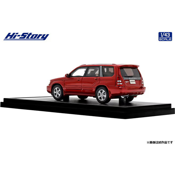[ Back-order ] Hi-Story HS515RE 1:43 SUBARU FORESTER XT 2002 Core Red Metallic resin model car