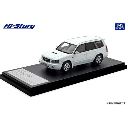 [ Back-order ] Hi-Story HS515WH 1:43 SUBARU FORESTER XT 2002 Pure White resin model car