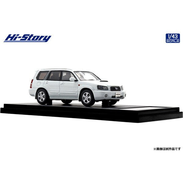 [ Back-order ] Hi-Story HS515WH 1:43 SUBARU FORESTER XT 2002 Pure White resin model car