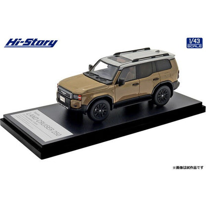 [ Back-order ] Hi-Story HS510BG 1:43 Toyota LANDCRUISER 250 ZX "First Edition" 2024 Sand x Light Gray resin model car