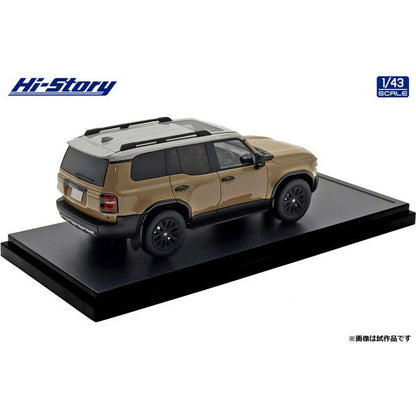 [ Back-order ] Hi-Story HS510BG 1:43 Toyota LANDCRUISER 250 ZX "First Edition" 2024 Sand x Light Gray resin model car