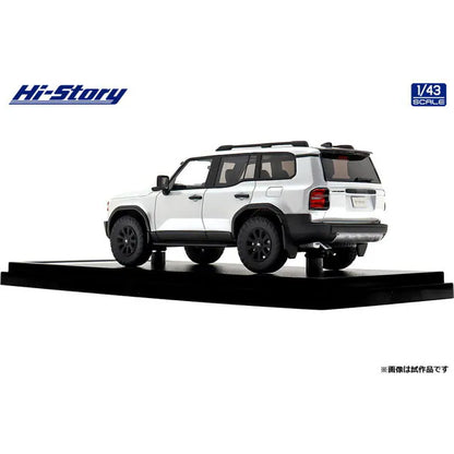 [ Back-order ] Hi-Story HS510WH 1:43 Toyota LANDCRUISER 250 ZX "First Edition" 2024 Platinum White Pearl Mica resin model car