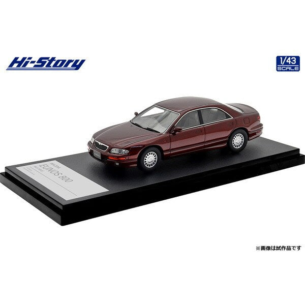 [ Back-order ] Hi-Story HS521RE 1:43 MAZDA EUNOS 800 MC 1993 Rvan Red Mica resin model car