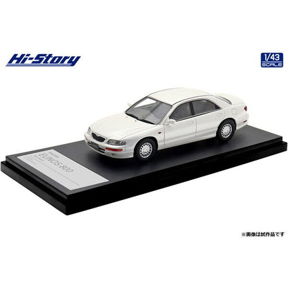 [ Back-order ] Hi-Story HS521WH 1:43 MAZDA EUNOS 800 MC 1993 Gardenia White Mica resin model car