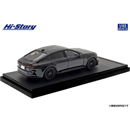 [ Back-order ] Hi-Story HS525BK 1:43 Toyota Crown Z Black Package 2024 Precious Black Pearl resin model car
