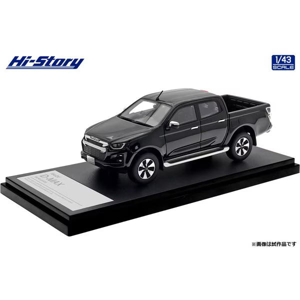 [ Back-order ] Hi-Story HS524BK 1:43 ISUZU D-MAX DL40 2021 Onyx Black resin model car