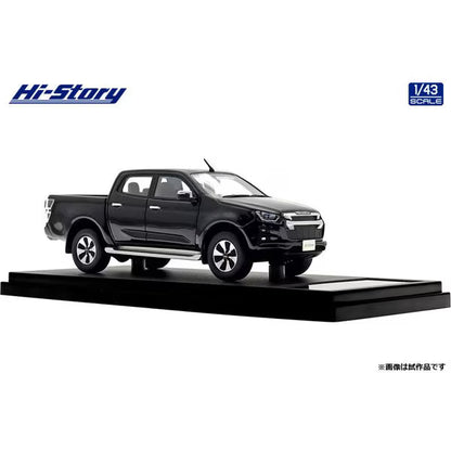 [ Back-order ] Hi-Story HS524BK 1:43 ISUZU D-MAX DL40 2021 Onyx Black resin model car