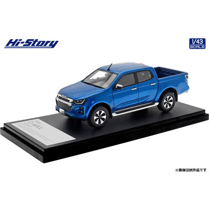 [ Back-order ] Hi-Story HS524BL 1:43 ISUZU D-MAX DL40 2021 Sapphire Blue resin model car