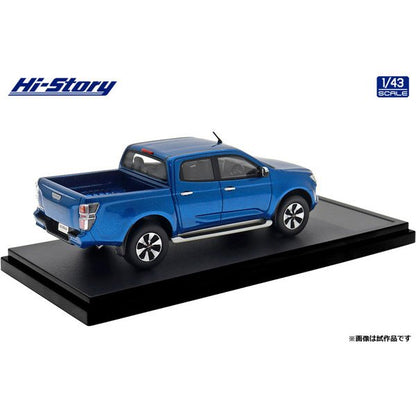 [ Back-order ] Hi-Story HS524BL 1:43 ISUZU D-MAX DL40 2021 Sapphire Blue resin model car