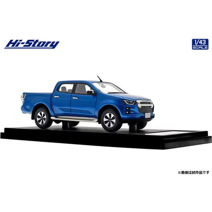 [ Back-order ] Hi-Story HS524BL 1:43 ISUZU D-MAX DL40 2021 Sapphire Blue resin model car