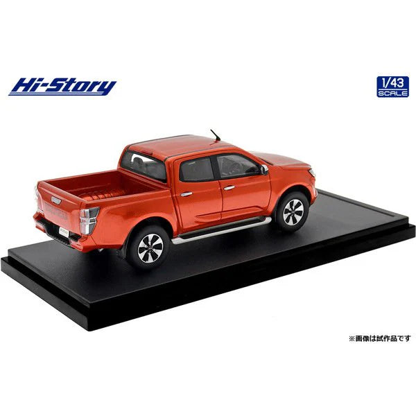 [ Back-order ] Hi-Story HS524OR 1:43 ISUZU D-MAX DL40 2021 Valencia Orange resin model car