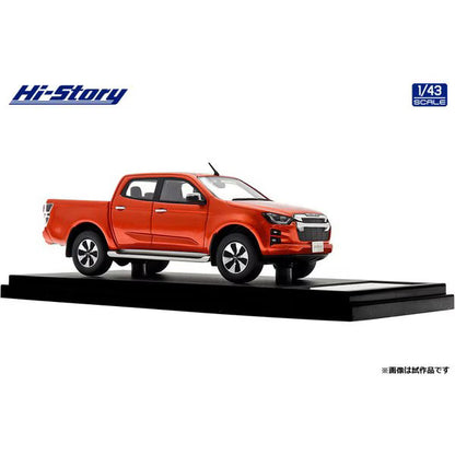 [ Back-order ] Hi-Story HS524OR 1:43 ISUZU D-MAX DL40 2021 Valencia Orange resin model car