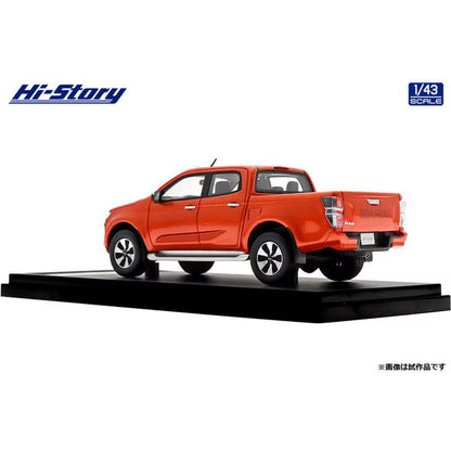 [ Back-order ] Hi-Story HS524OR 1:43 ISUZU D-MAX DL40 2021 Valencia Orange resin model car