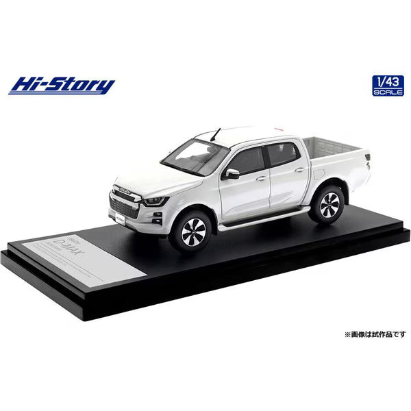 [ Back-order ] Hi-Story HS524WH 1:43 ISUZU D-MAX DL40 2021 Splash White resin model car
