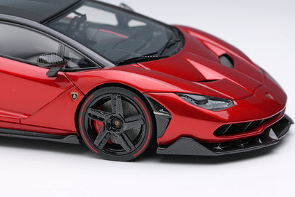 [ Back-order ] Make Up EIDOLON EM780C 1:43 Lamborghini Centenario LP770-4 2016 Rear Wing up Rosso Efest