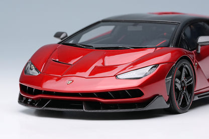 [ Back-order ] Make Up EIDOLON EM780C 1:43 Lamborghini Centenario LP770-4 2016 Rear Wing up Rosso Efest